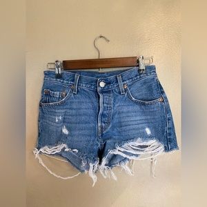 Barely-Worn Levi Denim Shorts